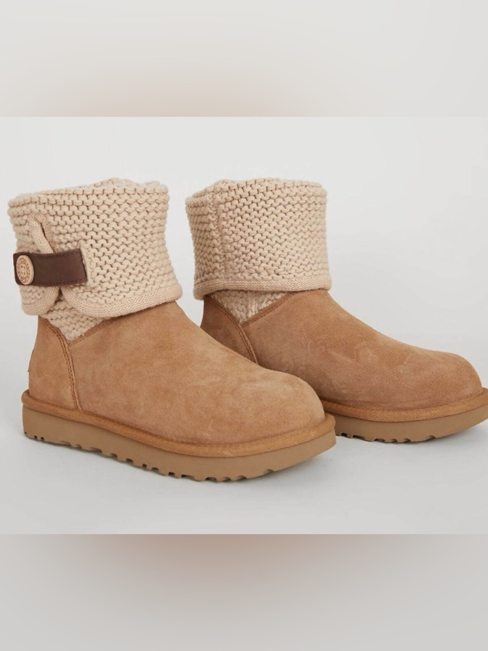UGG Shania Pullover Knit Cuff Suede Boot